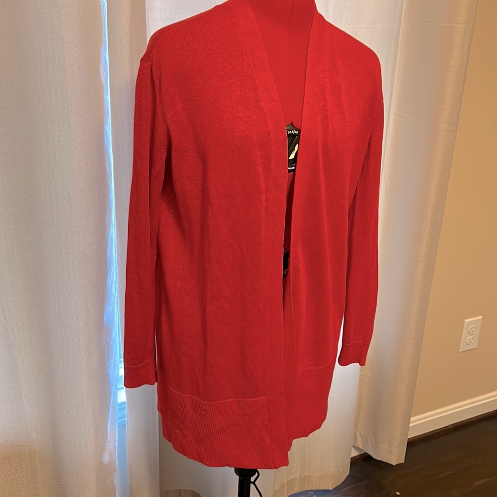 Red Ann Taylor cardigan